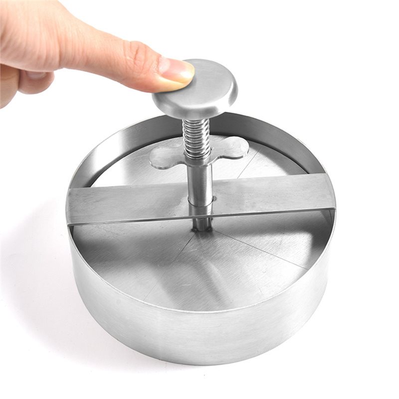 Rice Ball Mold - ステンレス製ノンスティック丸型手動ハンバーガーパティメーカープレス、米、豚肉、牛肉ボール型、調整可能なキッチンツール