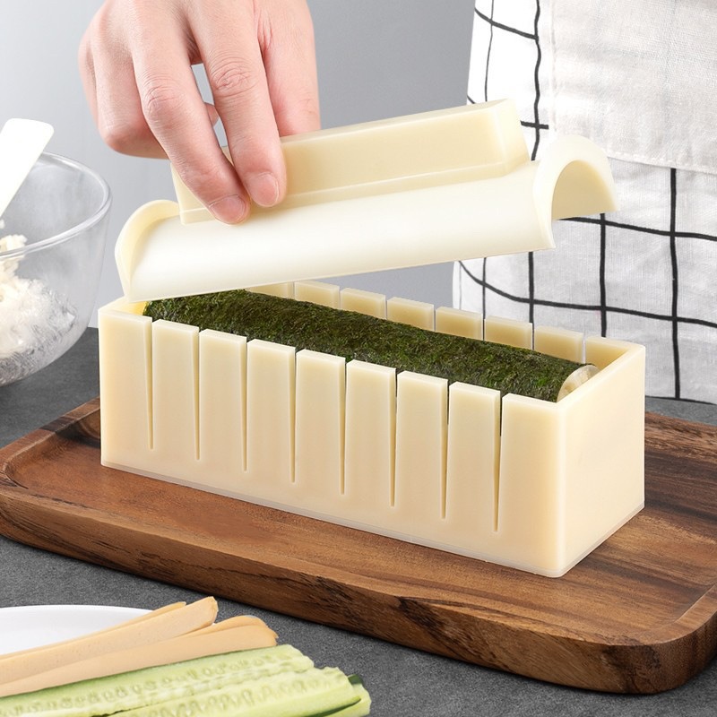 Rice Ball Mold - 寿司機カッター寿司メーカーキムバップ寿司ロール型ラウンドスクエアハート型おにぎり型おにぎり