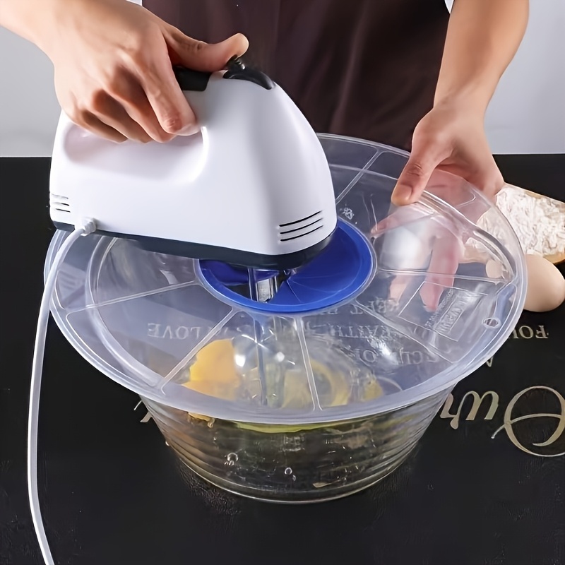 Meal Prep Eggs - 1個の防滴卵泡立て器蓋 - 簡単に掃除でき、電動/手動の卵泡立て器と互換性があり、ベーキング、料理、食事の準備に最適です。