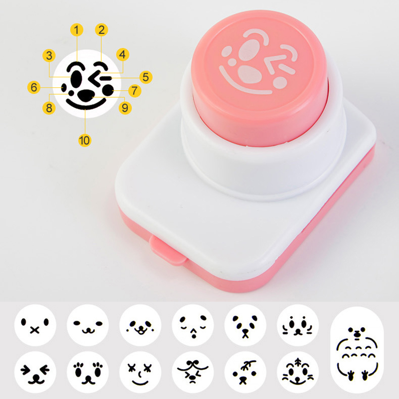 Rice Ball Mold - DIY海苔海苔パンチカッターおにぎり型スマイルフェイス漫画おにぎり型エンボス加工装置寿司型弁当デコレーション