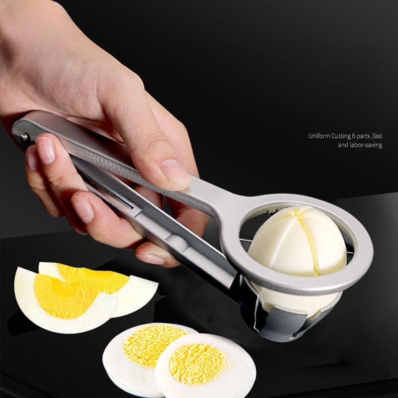 Meal Prep Eggs - 便利なステンレス製エッグスライサー手動キッチンツール固ゆで卵用エッグスライサーサラダ食事の準備キッチンベーキング用品