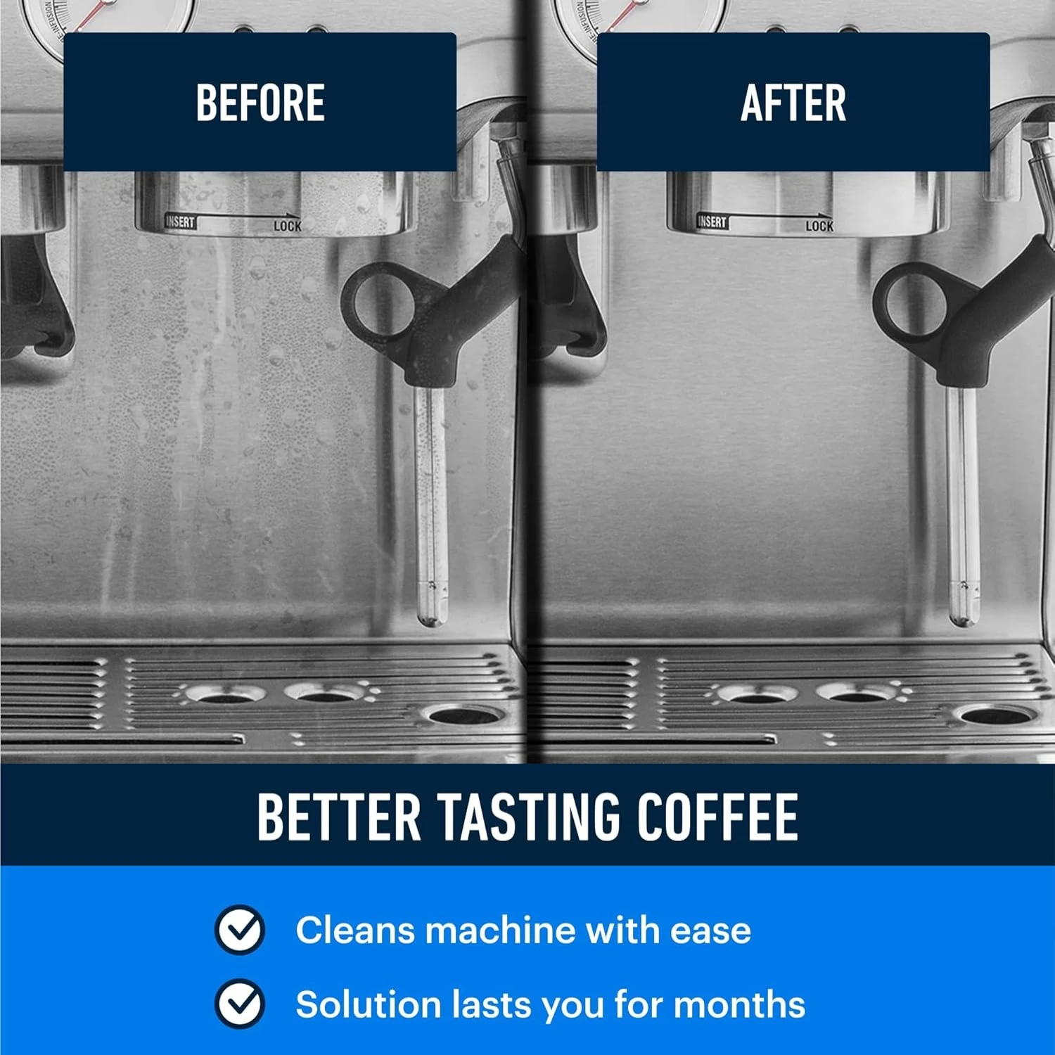 50/10 個のエスプレッソマシン洗浄タブレット、Brevi - Breville Espresso Barista Express のレビューと価格