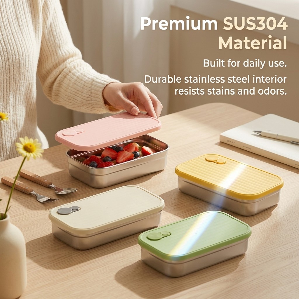 ステンレス製弁当箱、金属製ランチボックス、電子レンジ対応食品 - Meal Prep Recipes のレビューと価格