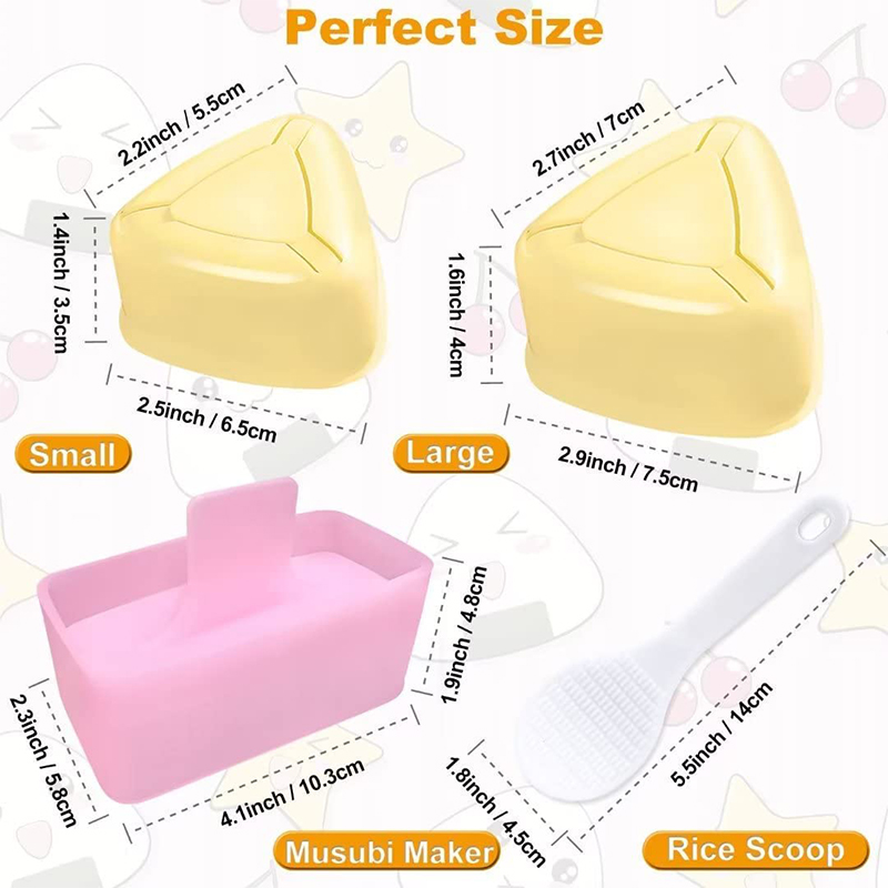 LMETJMA パックライスモールド ムスビメーカーキット  - Rice Ball Mold のレビューと価格
