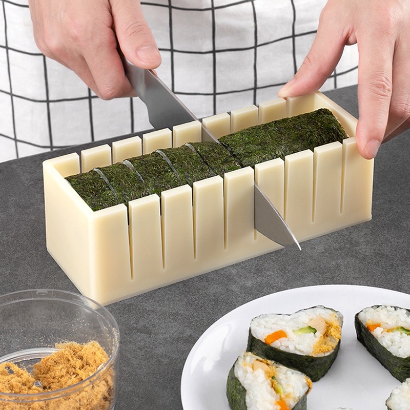 寿司機カッター寿司メーカーキムバップ寿司ロール型ラウンドスク - Rice Ball Mold のレビューと価格