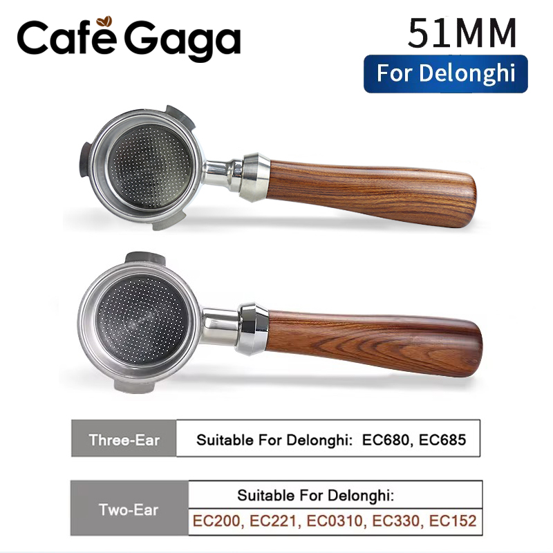 51 ミリメートルコーヒー底なしポルタフィルターネイキッドデ - Delonghi Espresso Dedica 685 のレビューと価格