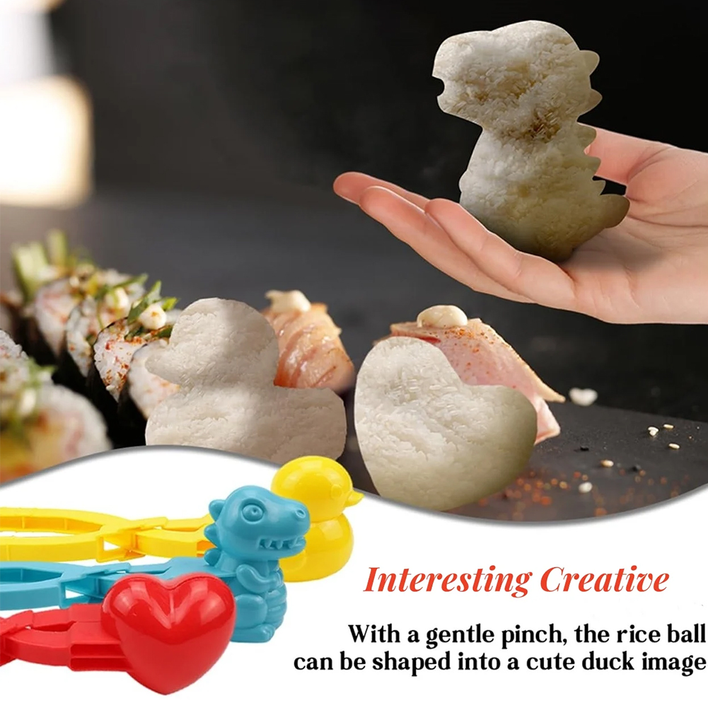 キッチンアクセサリー 寿司型 かわいい漫画型 寿司マシン型  - Rice Ball Mold のレビューと価格