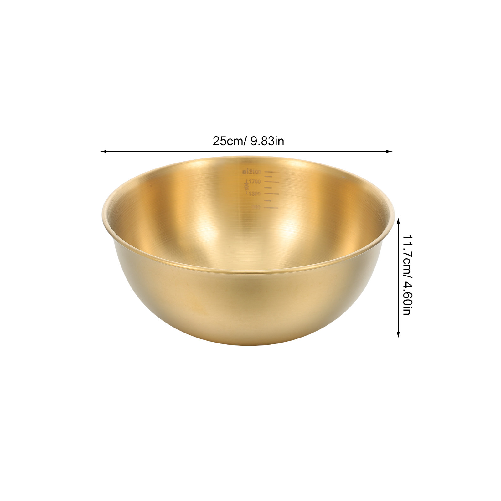 2100ml ステンレス製ミキシングボウル 平底 フードプレ - Meal Prep Food のレビューと価格