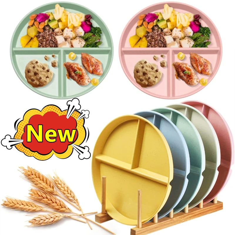 ポーションコントロールプレート、分割サービングディッシュ、ダ - Meal Prep Weight Loss のレビューと価格