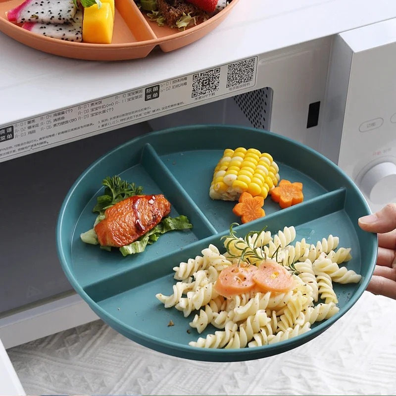 ポーションコントロールプレート、分割サービングディッシュ、ダ - Meal Prep Weight Loss のレビューと価格