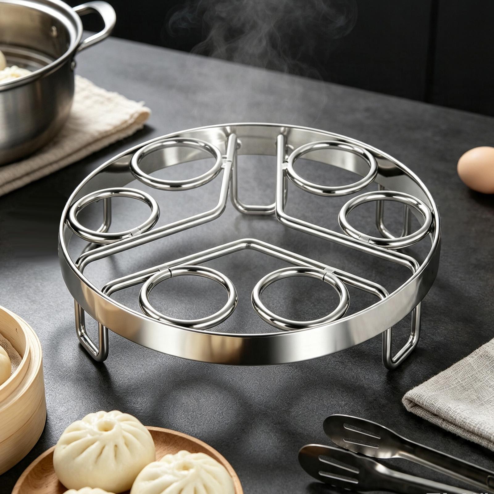 蒸し器用エッグラック、卵調理用ステンレス製スタンド、蒸し器用 - Meal Prep Eggs のレビューと価格