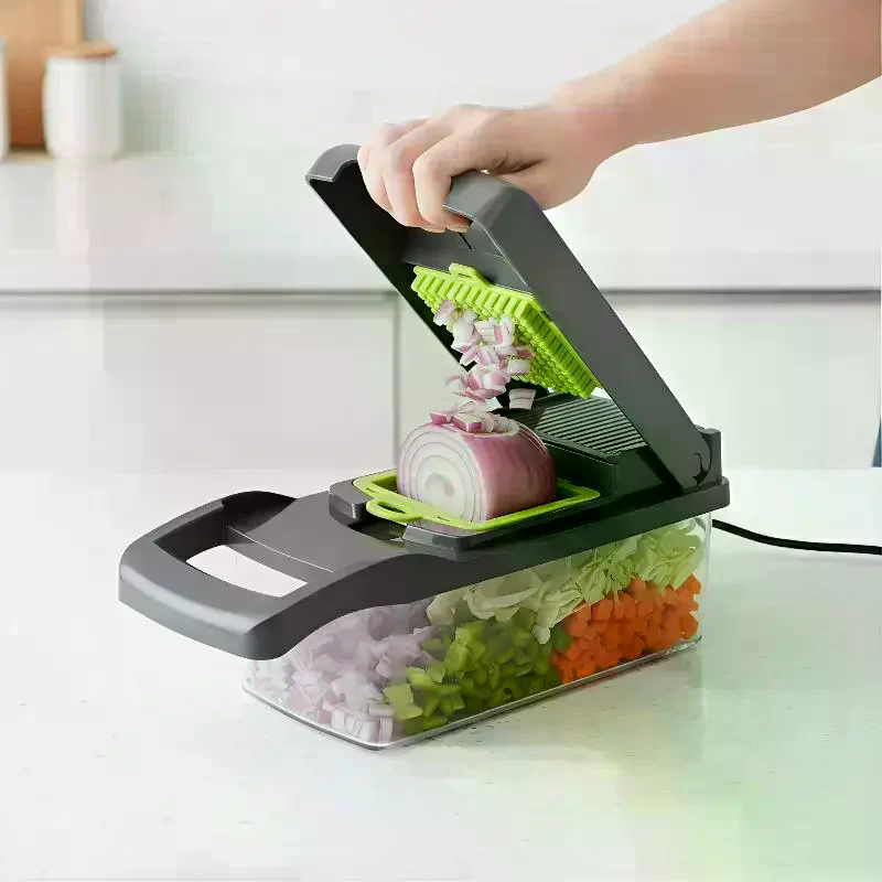 16 in 1野菜チョッパー キッチンフードスライサー グレ - Meal Prep Eggs のレビューと価格