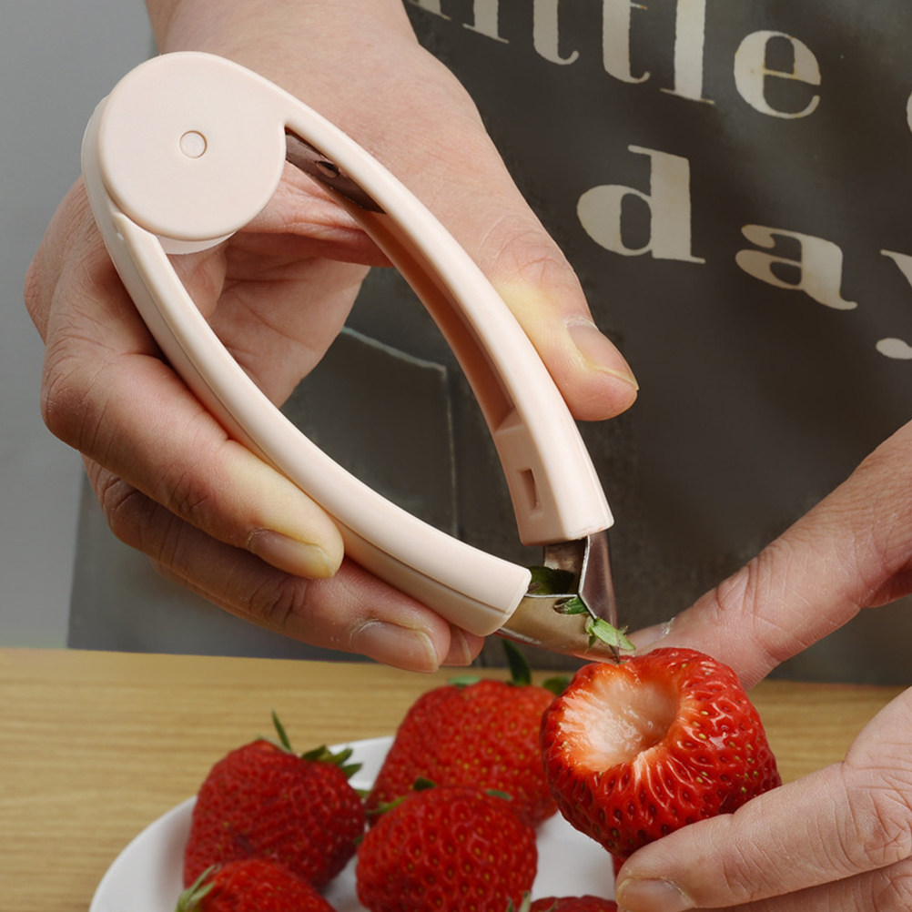 丈夫なパイナップル芯取り器、イチゴの茎取り器、フルーツ皮むき - Strawberry Huller のレビューと価格