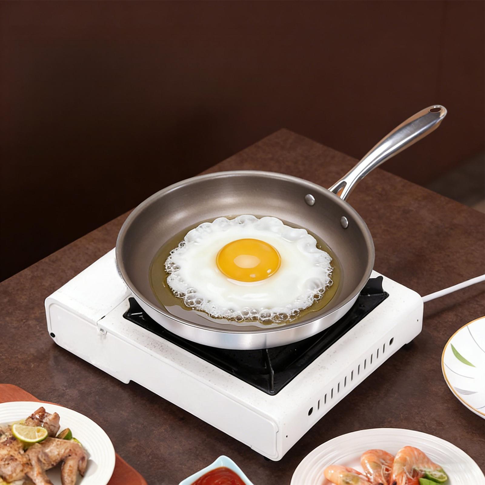 チタン製フライパン ノンスティック調理器具 耐熱ステーキパン - Meal Prep Eggs のレビューと価格