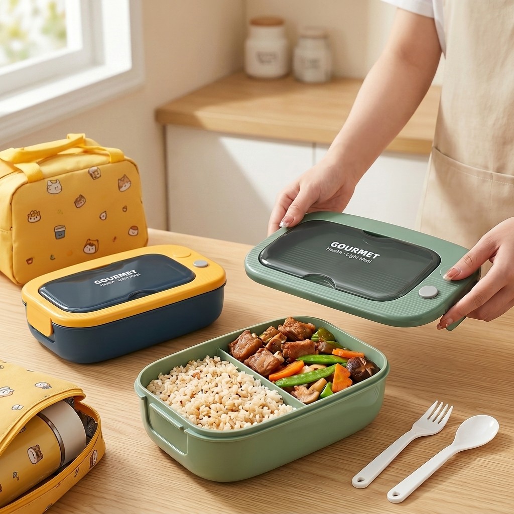 電子レンジ対応プラスチック製弁当箱 2コンパートメント漏れ防 - Meal Prep Recipes のレビューと価格