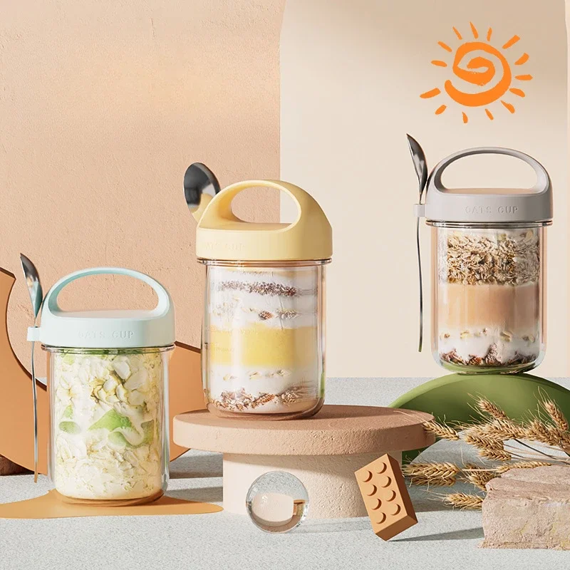 420 ミリリットル新しい朝食カップオートミールシリアルナッ - Meal Prep Oatmeal Jars のレビューと価格