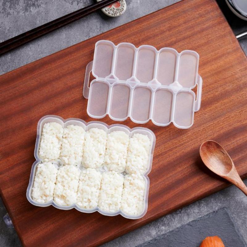 グリッド型おにぎり型としゃもじセット、寿司用ノンスティック圧 - Rice Ball Mold のレビューと価格