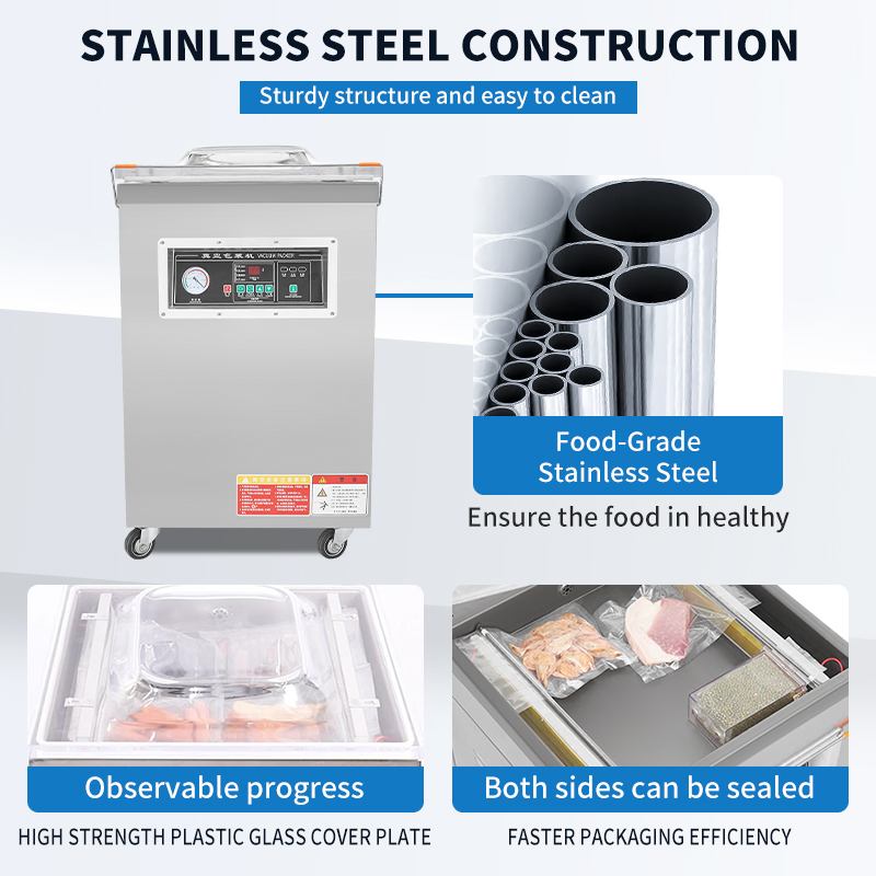DZ-500 縦型単室食品真空シーラー半自動包装機（モーター - Meal Prep Food のレビューと価格