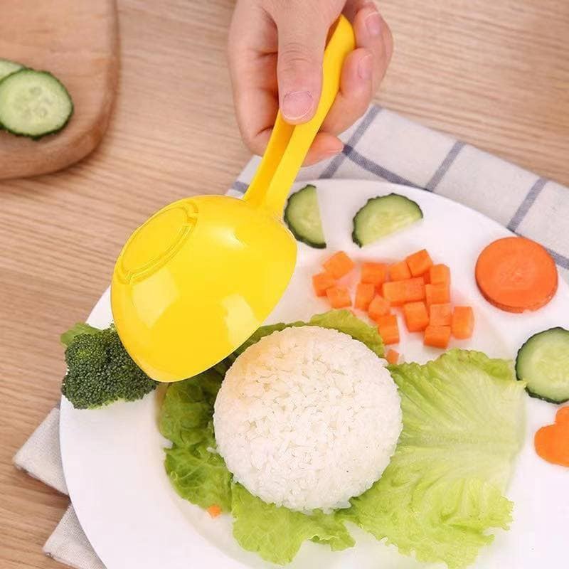 1pc 半円形おにぎり型食品グレードのプラスチックおにぎり成 - Rice Ball Mold のレビューと価格