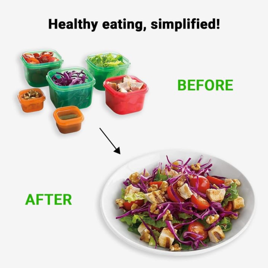 ビーチボディ 21デイフィックス 7ピースキット：色分けされ - Meal Prep Weight Loss のレビューと価格