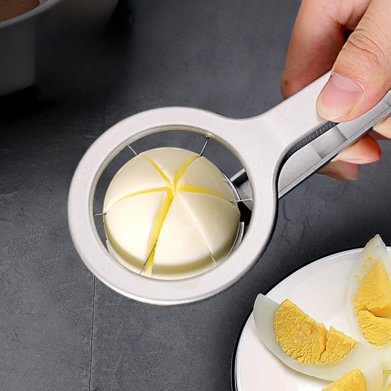 便利なステンレス製エッグスライサー手動キッチンツール固ゆで卵 - Meal Prep Eggs のレビューと価格