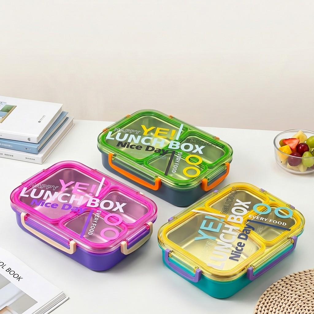電子レンジ対応304ステンレス製弁当箱、仕切り付き食品保存容 - Meal Prep Recipes のレビューと価格