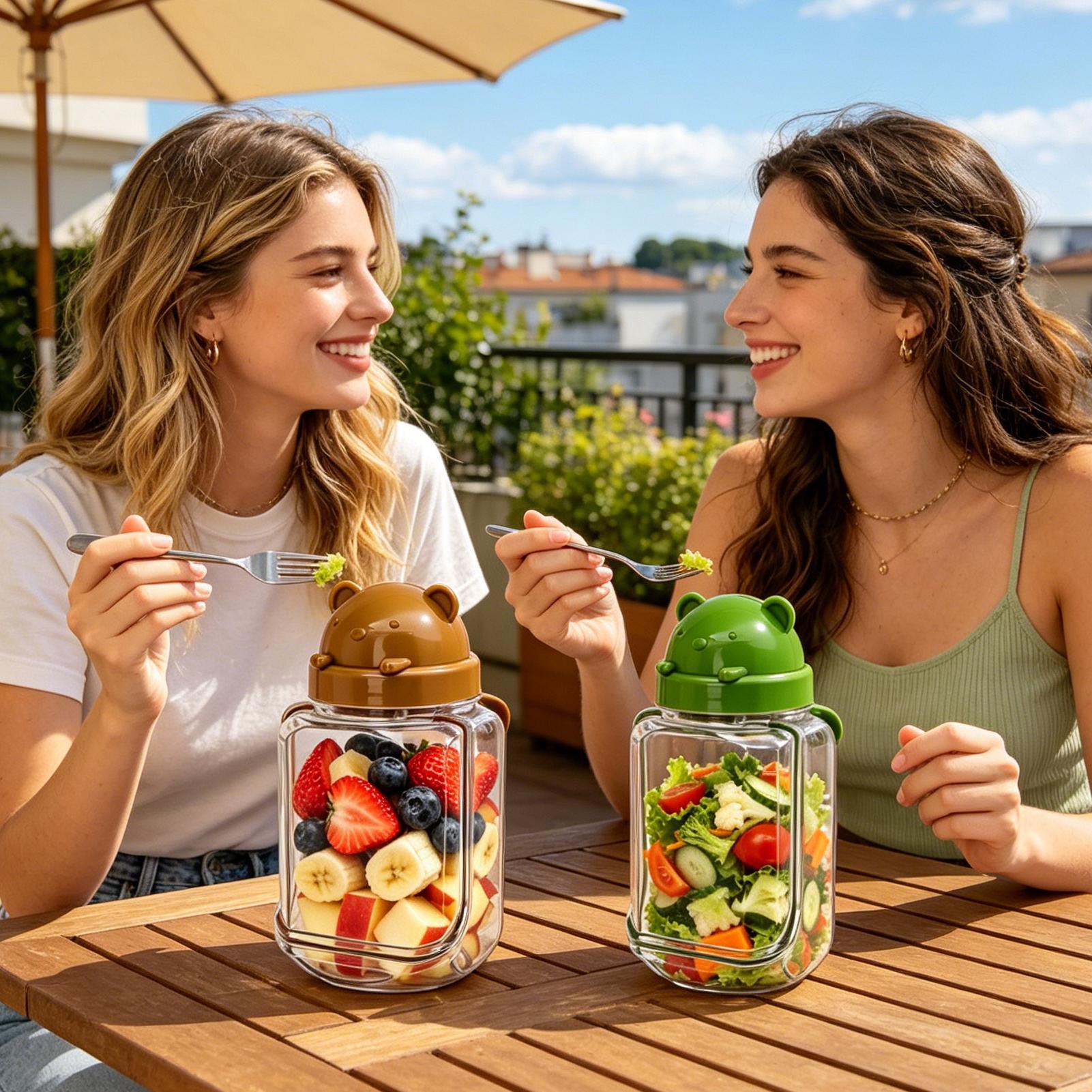 食事準備用ジャー ポータブル漏れ防止食品容器 サラダ容器 ラ - Meal Prep Gym Food のレビューと価格